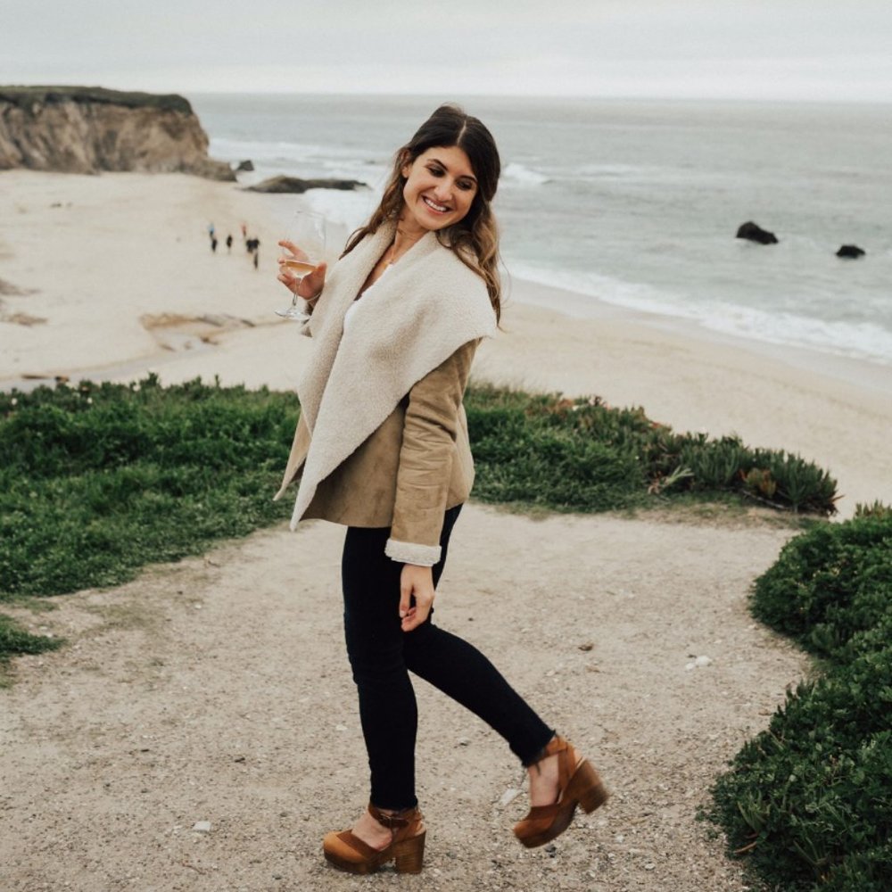 Vegan Suede Jacket sherpa lining -urban outfitters